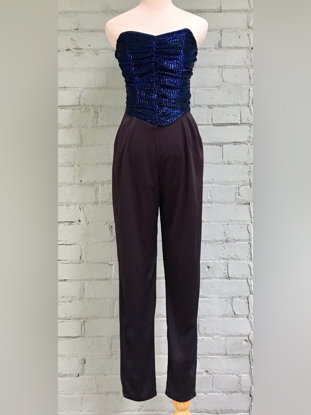 Vintage Bustier Disco Jumpsuit